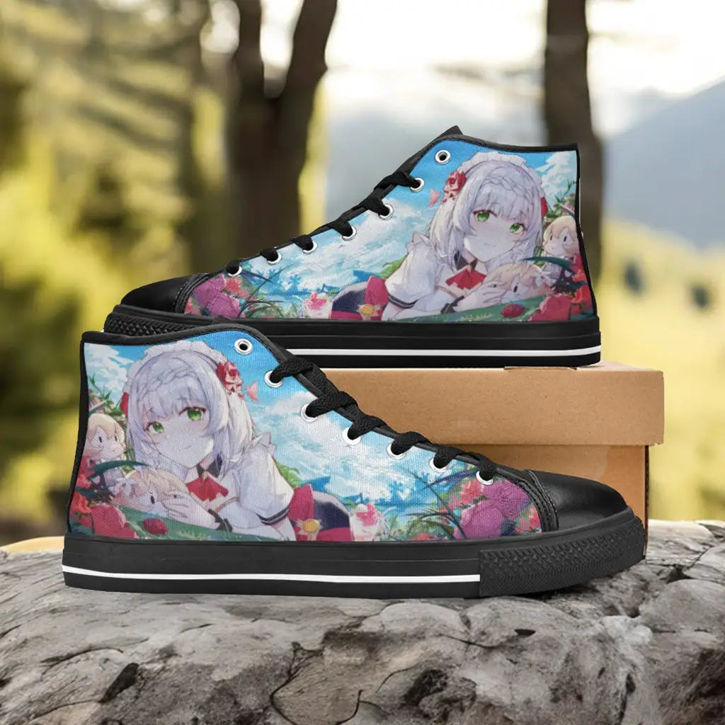 Lumine Noelle Genshin Impact Custom High Top Sneakers Shoes