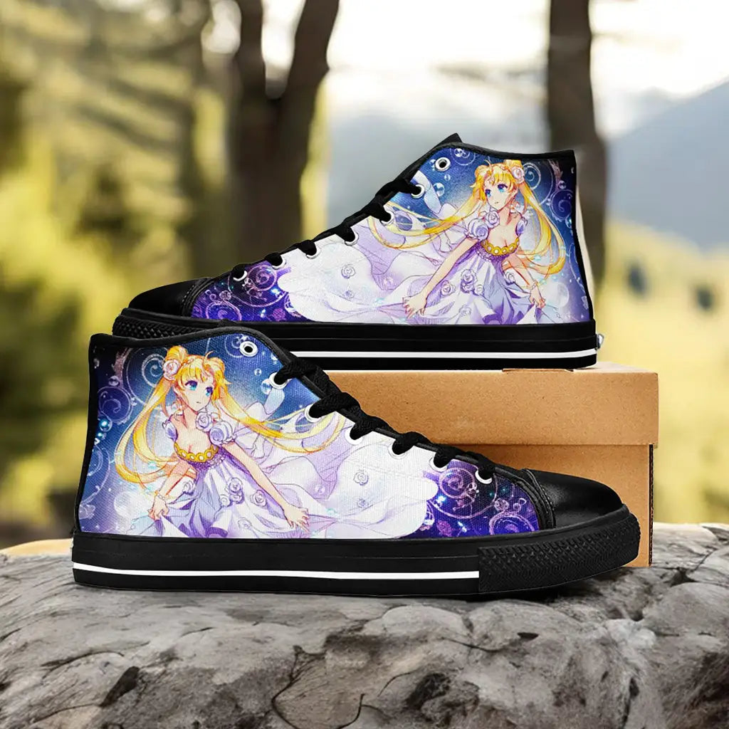 Luna Sailor Moon Custom High Top Sneakers Shoes