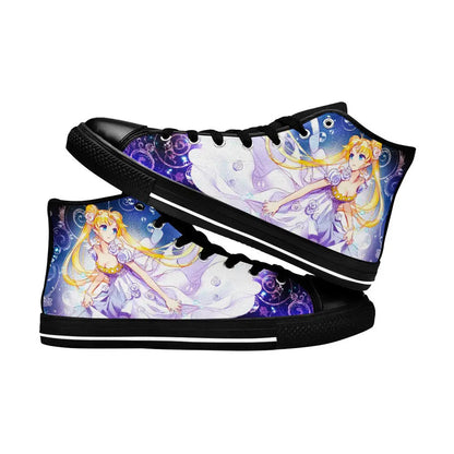 Luna Sailor Moon Custom High Top Sneakers Shoes