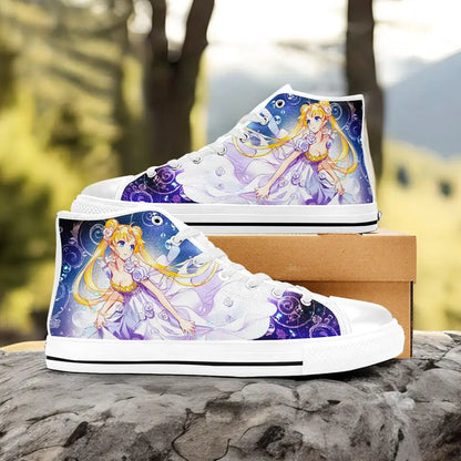 Luna Sailor Moon Custom High Top Sneakers Shoes