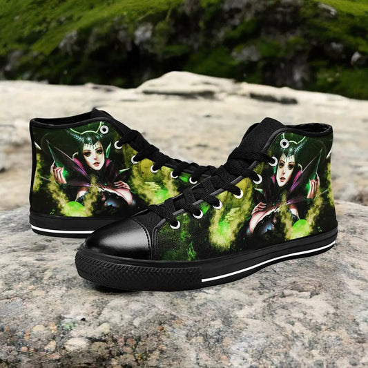 Maleficent Princess Aurora Custom High Top Sneakers Shoes