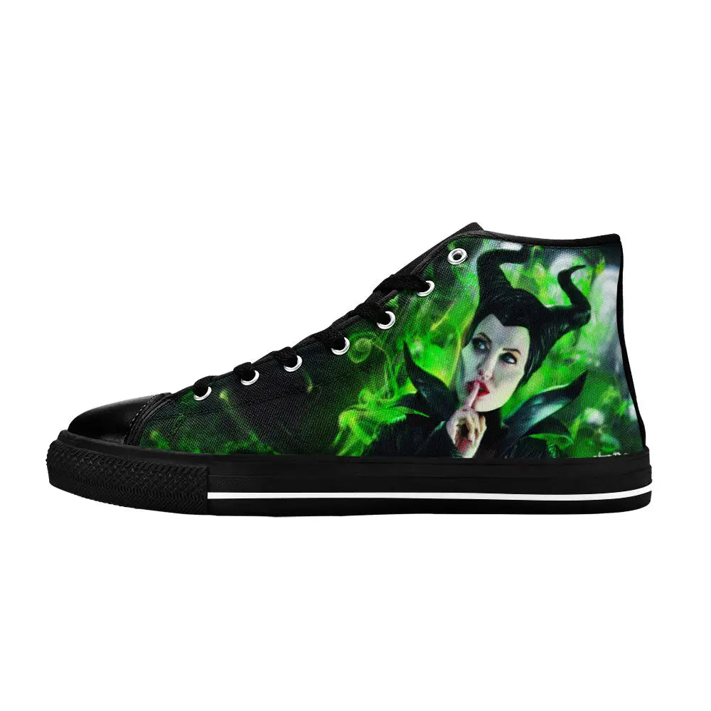 Maleficent Princess Aurora Custom High Top Sneakers Shoes