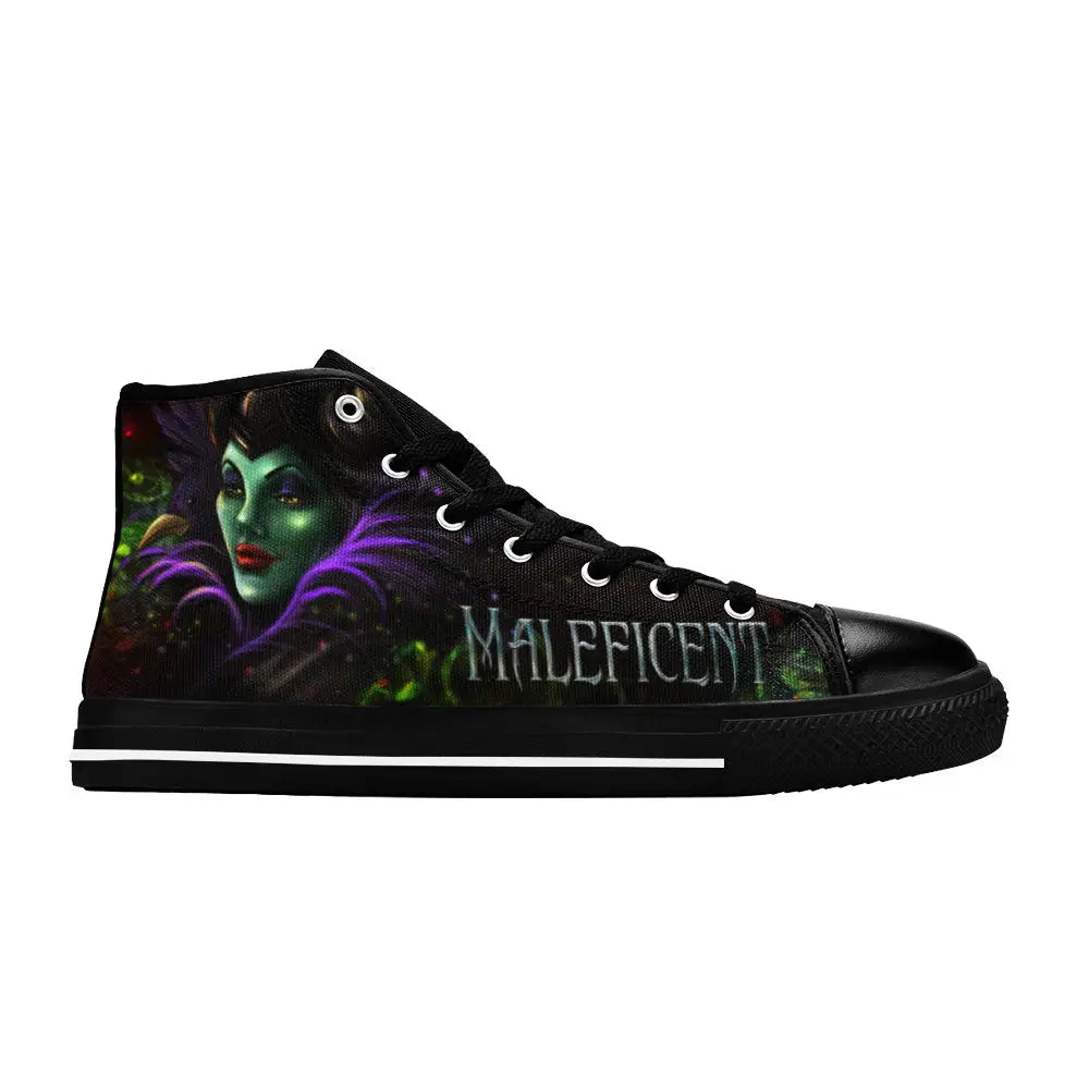 Maleficent Princess Aurora Custom High Top Sneakers Shoes