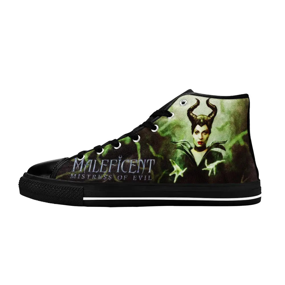 Maleficent Princess Aurora Custom High Top Sneakers Shoes