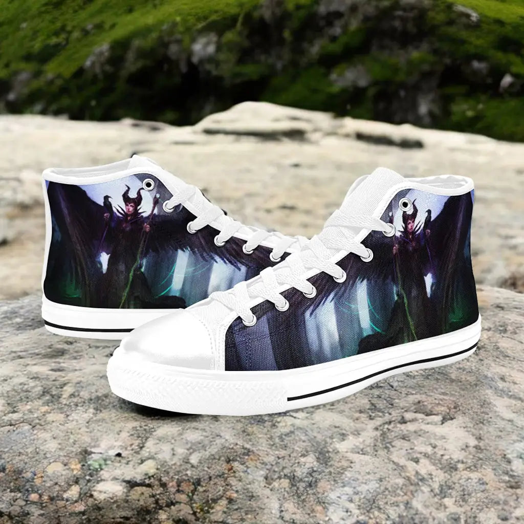 Maleficent Princess Aurora Custom High Top Sneakers Shoes