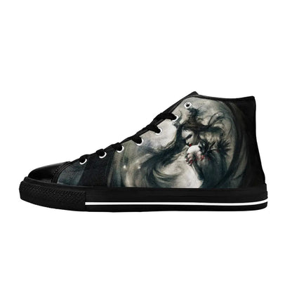 Maleficent Princess Aurora Custom High Top Sneakers Shoes