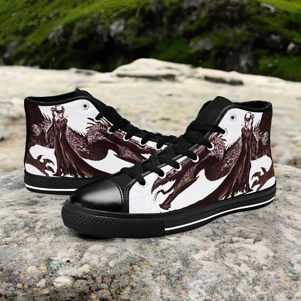 Maleficent Princess Aurora Custom High Top Sneakers Shoes