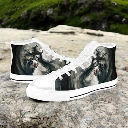 Maleficent Princess Aurora Custom High Top Sneakers Shoes