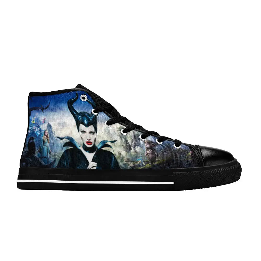 Maleficent Princess Aurora Custom High Top Sneakers Shoes