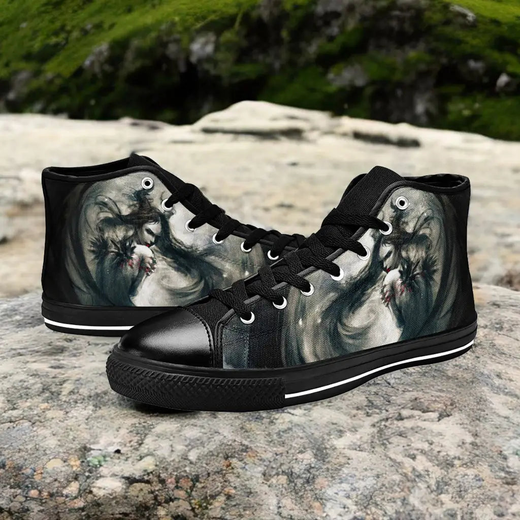 Maleficent Princess Aurora Custom High Top Sneakers Shoes