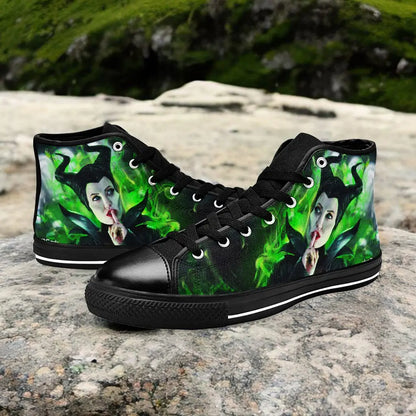 Maleficent Princess Aurora Custom High Top Sneakers Shoes