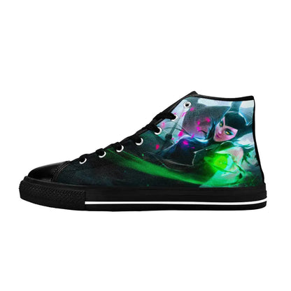 Maleficent Princess Aurora Custom High Top Sneakers Shoes