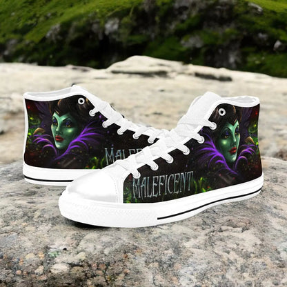 Maleficent Princess Aurora Custom High Top Sneakers Shoes