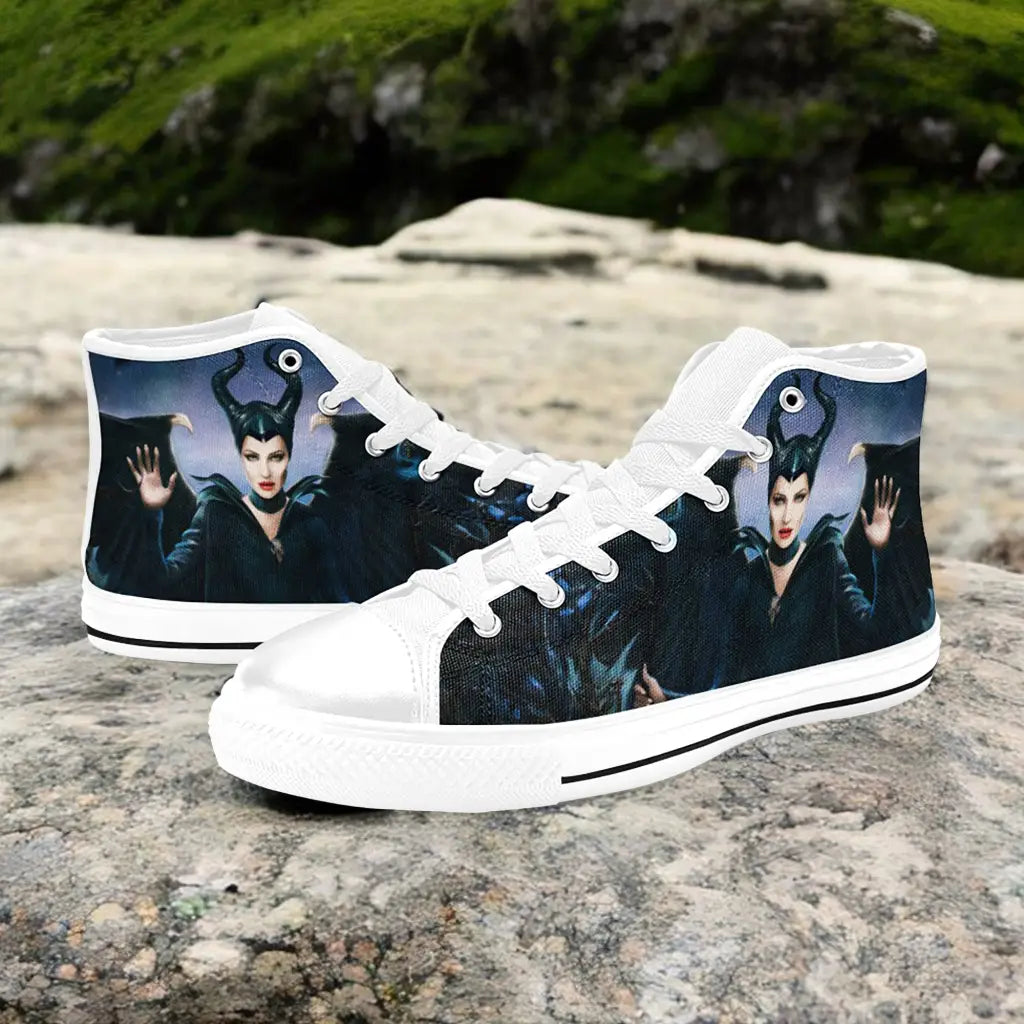 Maleficent Princess Aurora Custom High Top Sneakers Shoes