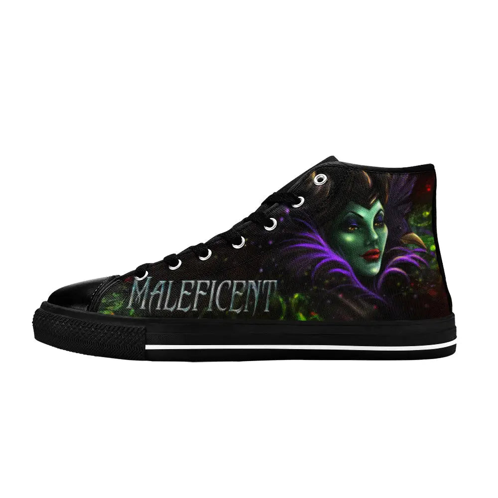 Maleficent Princess Aurora Custom High Top Sneakers Shoes