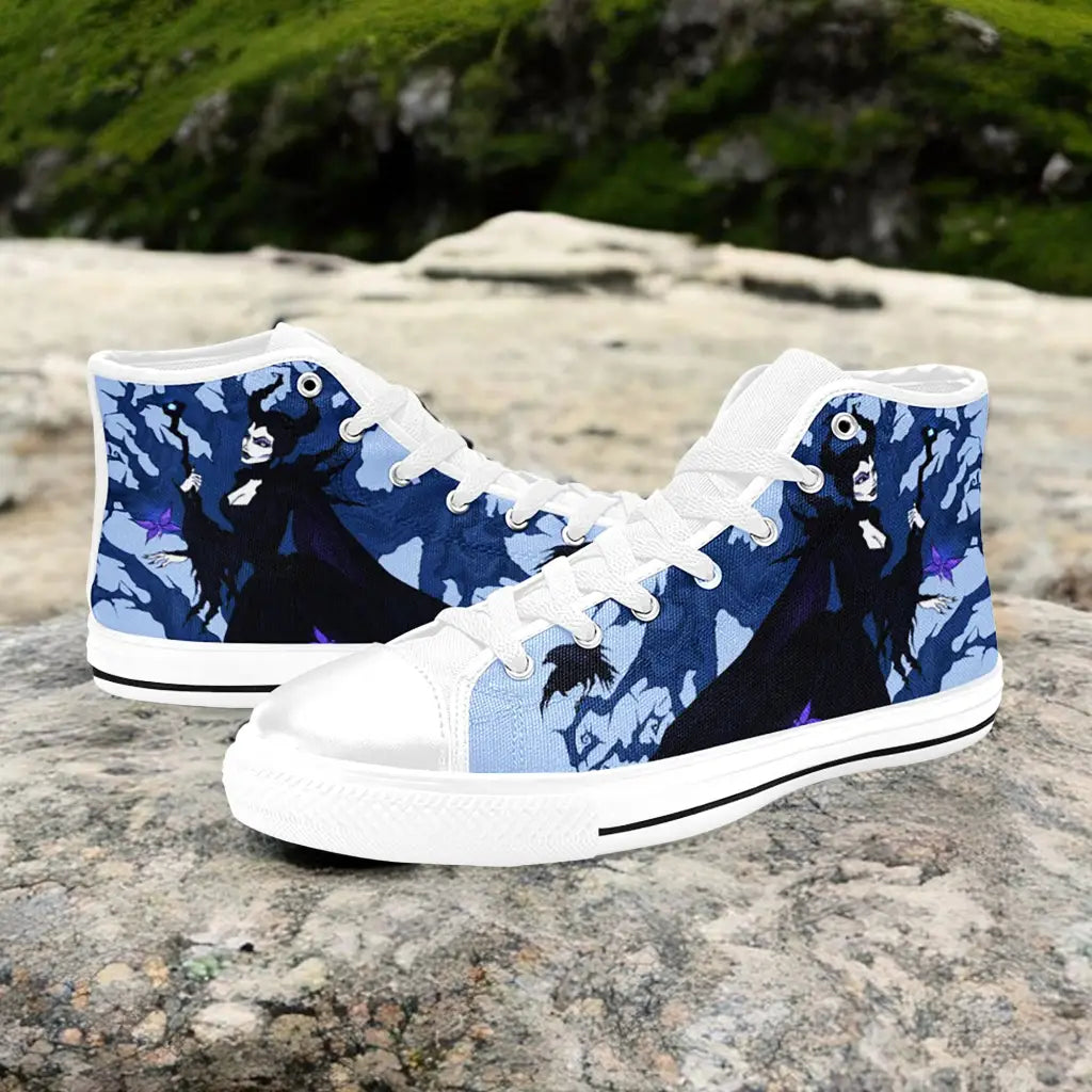 Maleficent Princess Aurora Custom High Top Sneakers Shoes