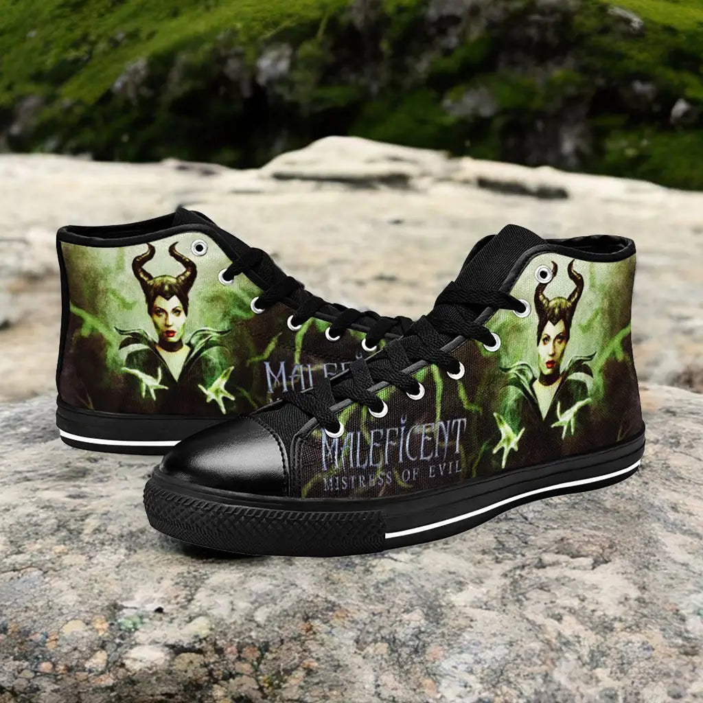 Maleficent Princess Aurora Custom High Top Sneakers Shoes