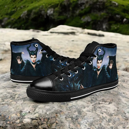 Maleficent Princess Aurora Custom High Top Sneakers Shoes