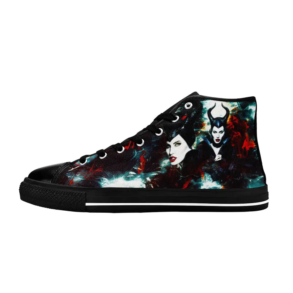 Maleficent Princess Aurora Custom High Top Sneakers Shoes