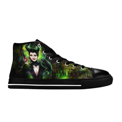 Maleficent Princess Aurora Custom High Top Sneakers Shoes