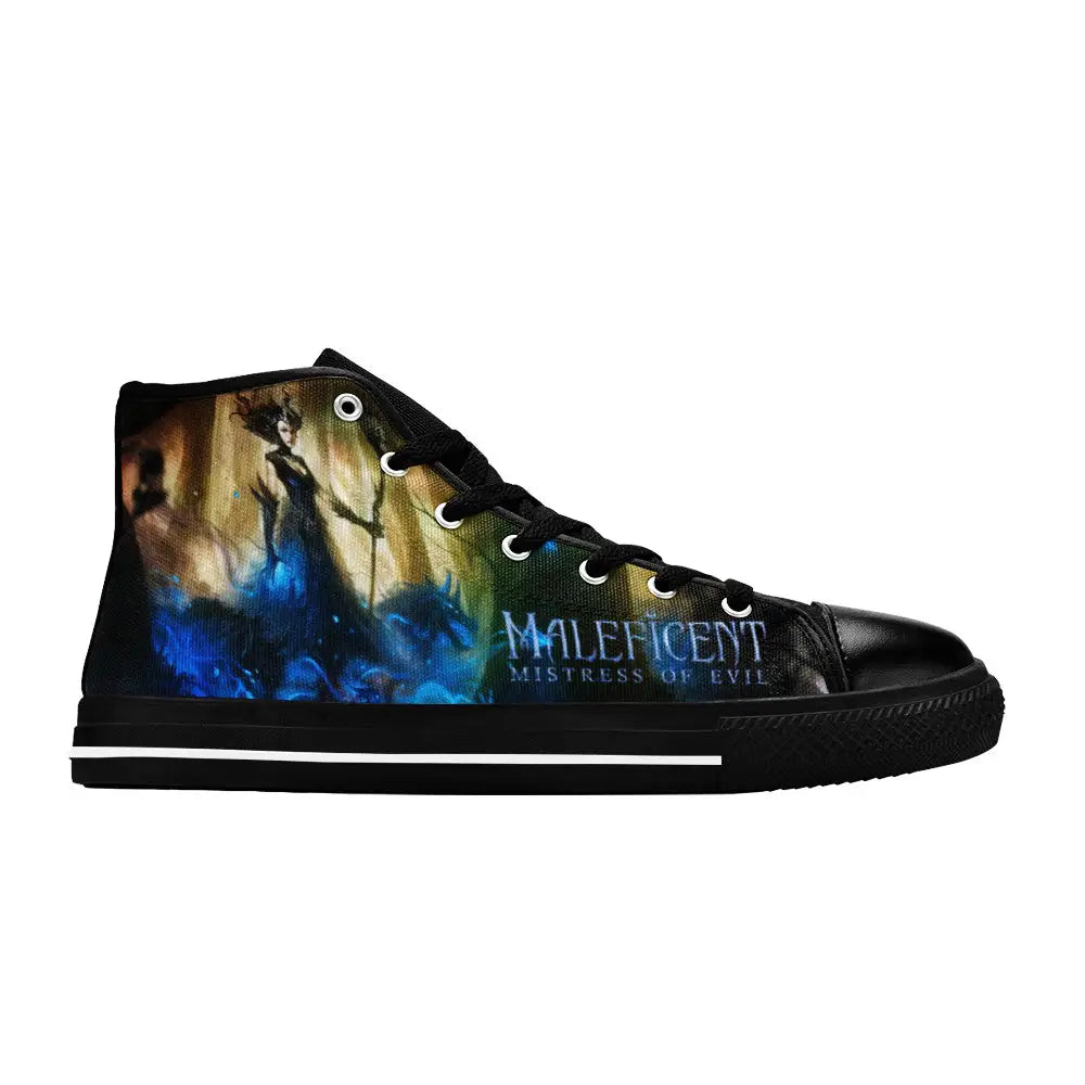 Maleficent Princess Aurora Custom High Top Sneakers Shoes