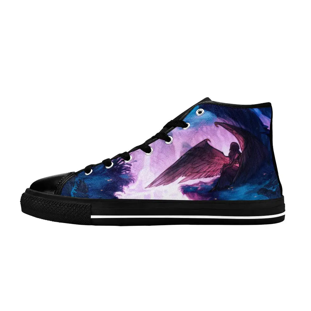 Maleficent Princess Aurora Custom High Top Sneakers Shoes