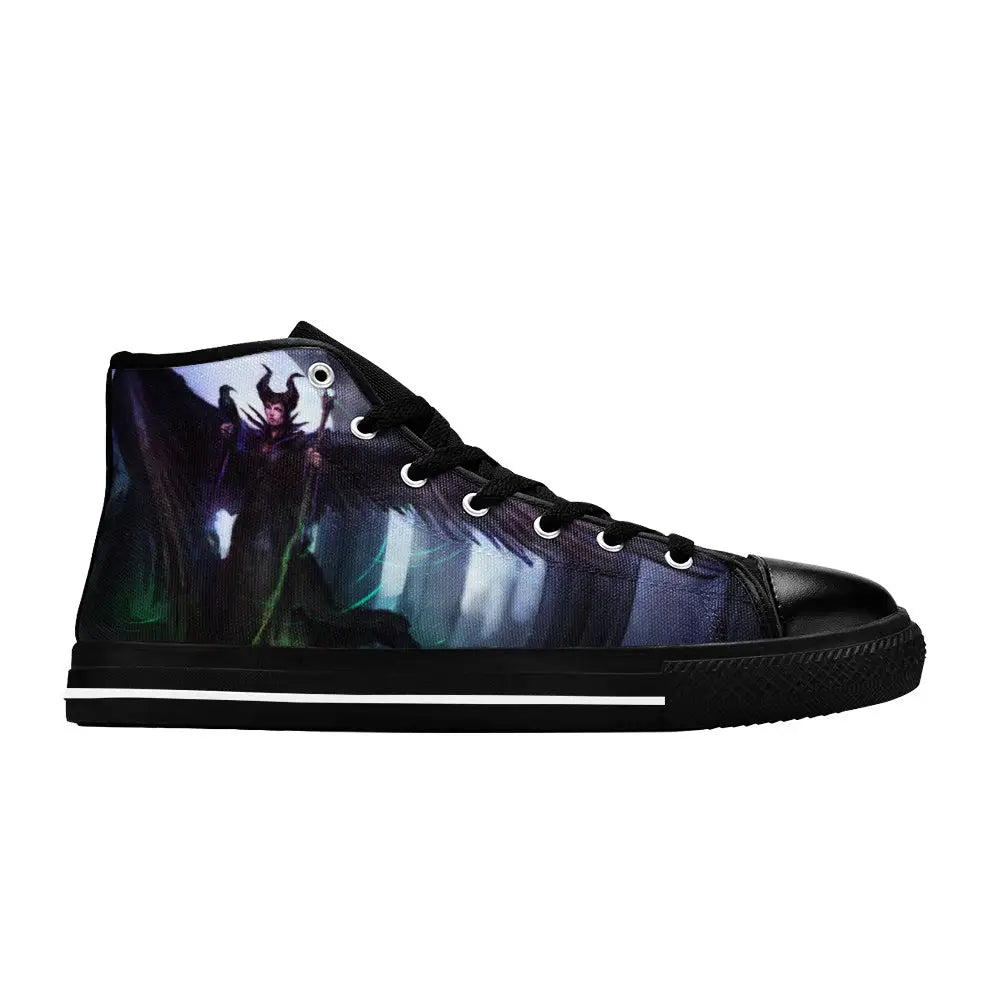 Maleficent Princess Aurora Custom High Top Sneakers Shoes