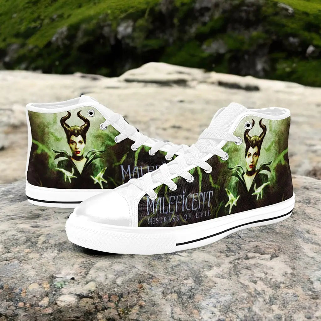 Maleficent Princess Aurora Custom High Top Sneakers Shoes