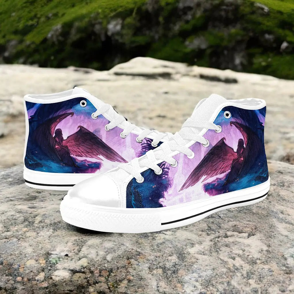 Maleficent Princess Aurora Custom High Top Sneakers Shoes