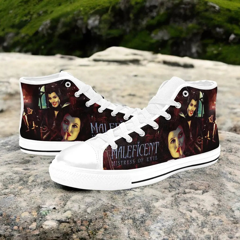 Maleficent Princess Aurora Custom High Top Sneakers Shoes