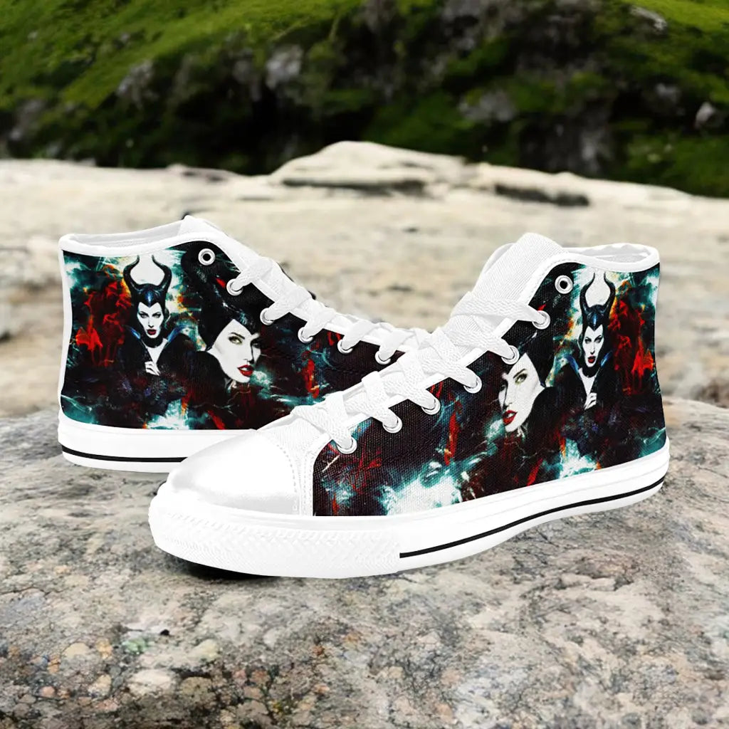 Maleficent Princess Aurora Custom High Top Sneakers Shoes