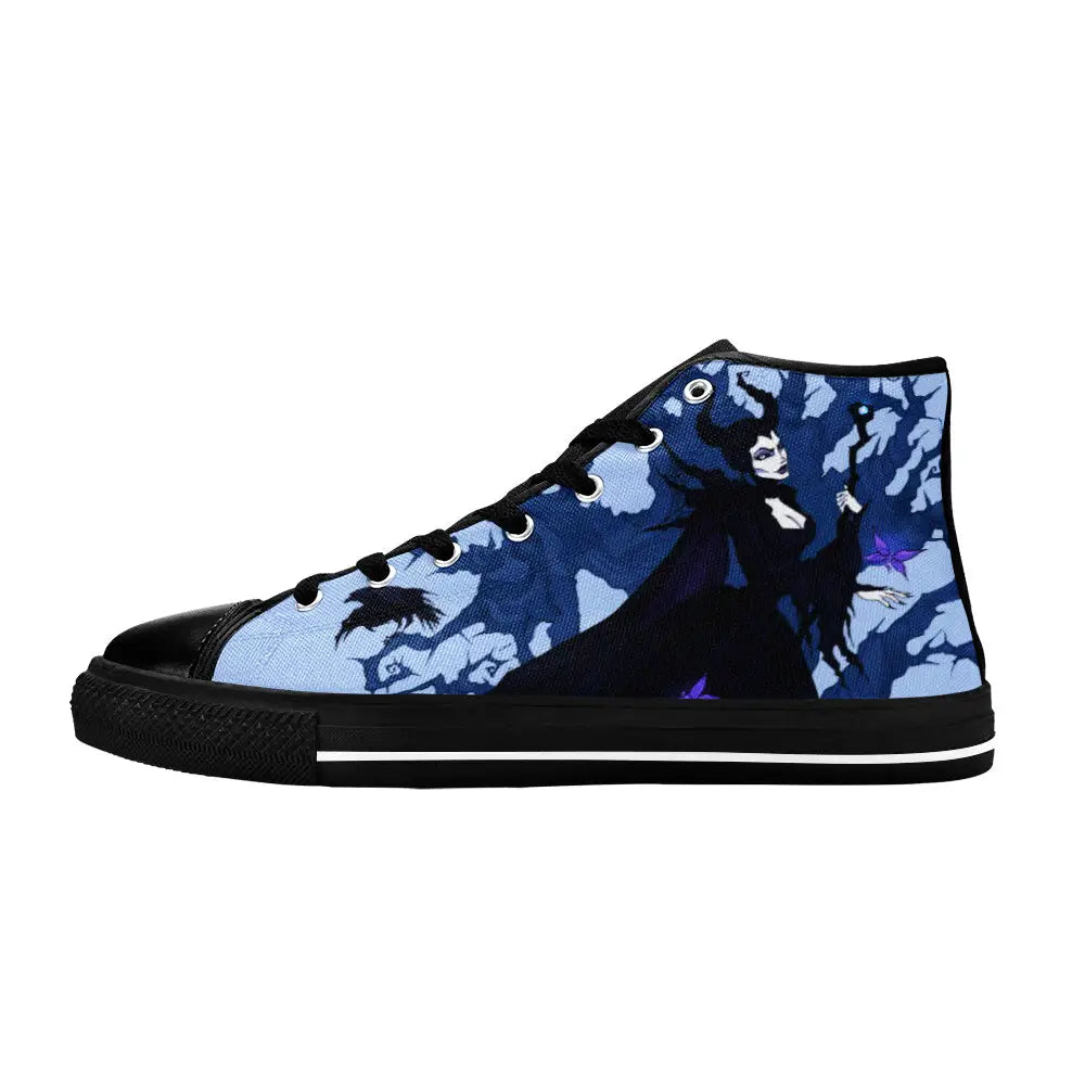 Maleficent Princess Aurora Custom High Top Sneakers Shoes