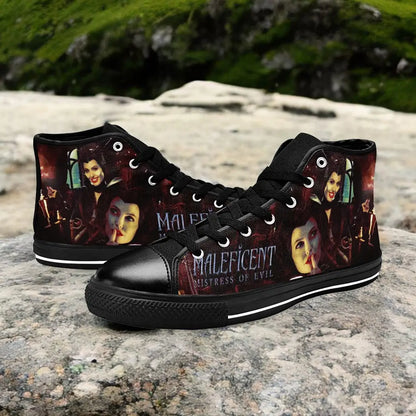 Maleficent Princess Aurora Custom High Top Sneakers Shoes