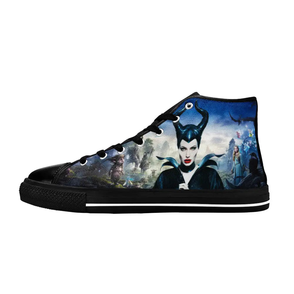 Maleficent Princess Aurora Custom High Top Sneakers Shoes