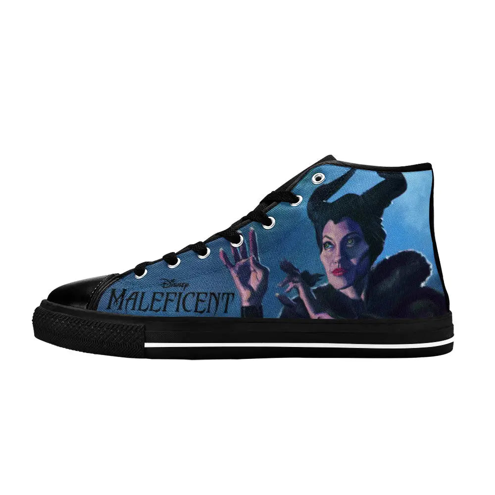 Maleficent Princess Aurora Custom High Top Sneakers Shoes