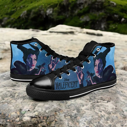 Maleficent Princess Aurora Custom High Top Sneakers Shoes