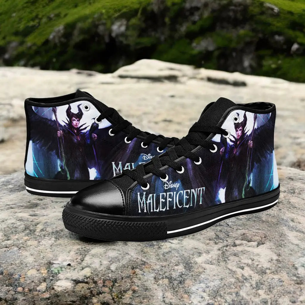 Maleficent Princess Aurora Custom High Top Sneakers Shoes