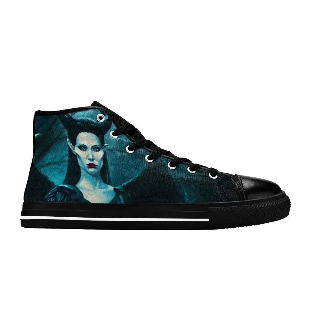 Maleficent Princess Aurora Custom High Top Sneakers Shoes