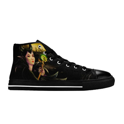 Maleficent Princess Aurora Custom High Top Sneakers Shoes