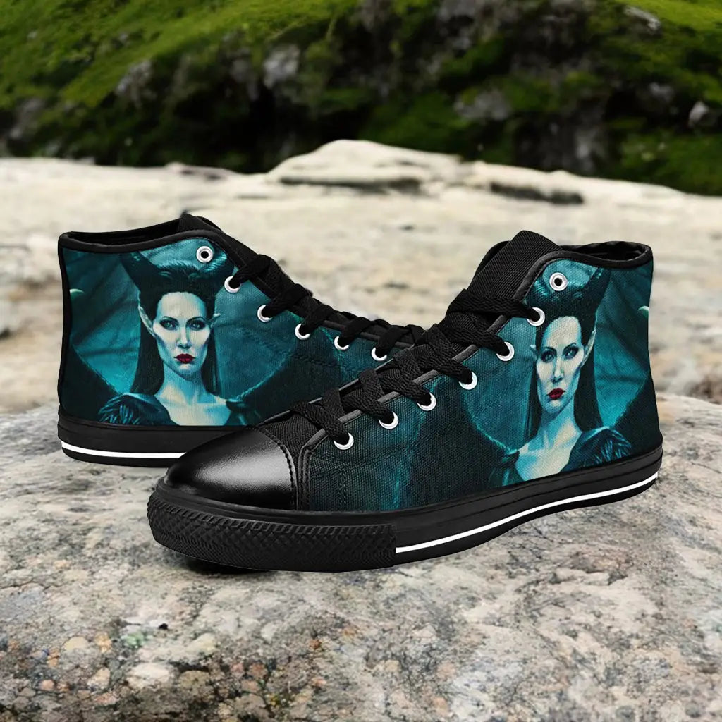 Maleficent Princess Aurora Custom High Top Sneakers Shoes