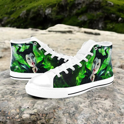 Maleficent Princess Aurora Custom High Top Sneakers Shoes