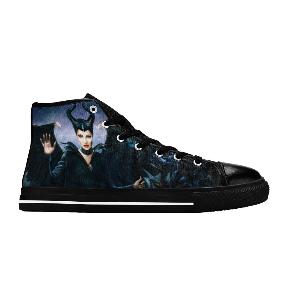 Maleficent Princess Aurora Custom High Top Sneakers Shoes