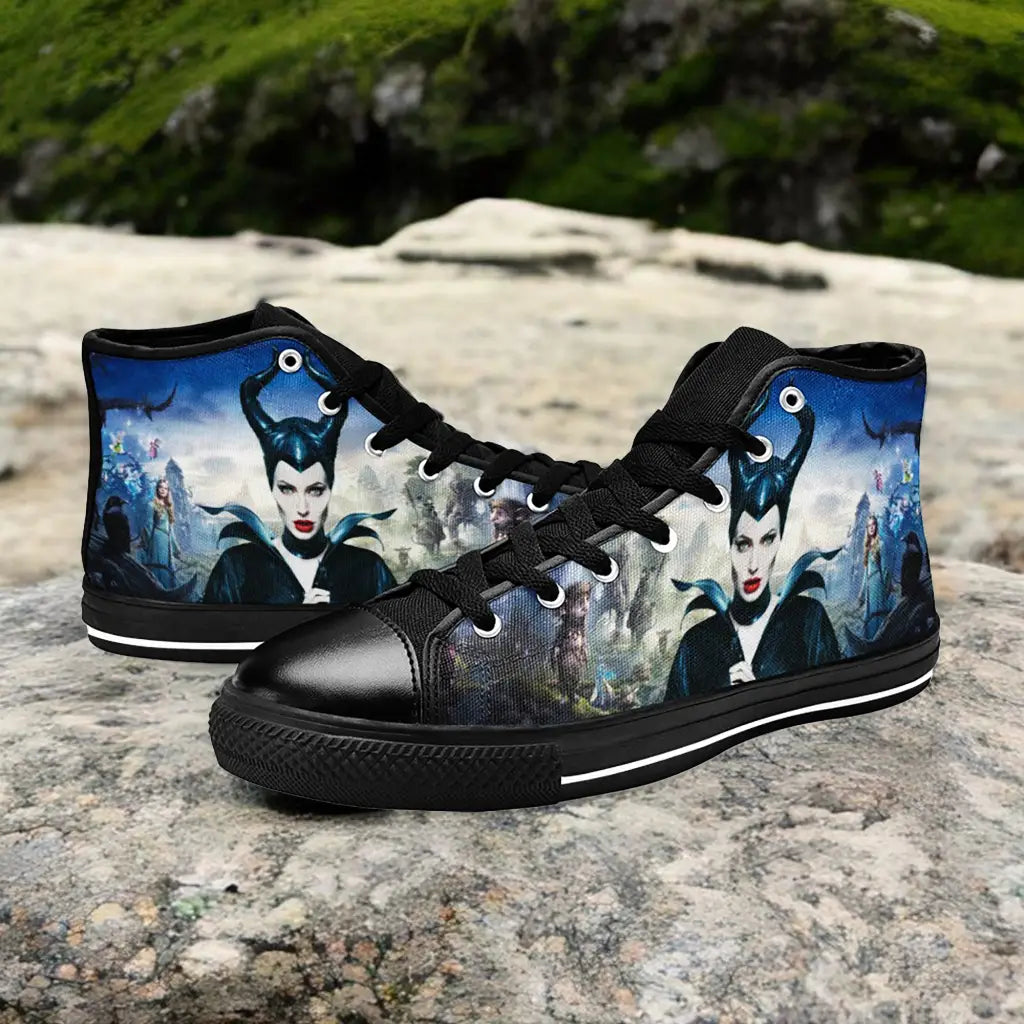 Maleficent Princess Aurora Custom High Top Sneakers Shoes