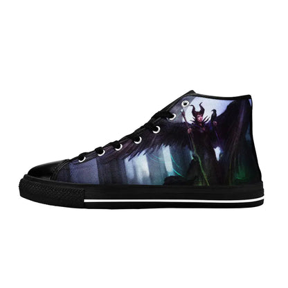 Maleficent Princess Aurora Custom High Top Sneakers Shoes