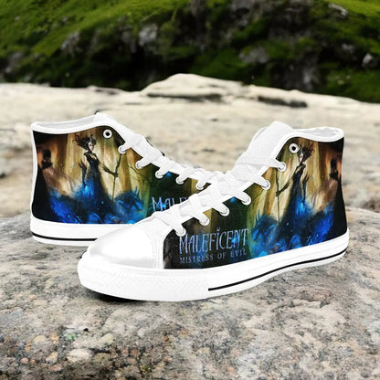 Maleficent Princess Aurora Custom High Top Sneakers Shoes