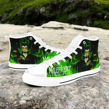 Maleficent Princess Aurora Custom High Top Sneakers Shoes