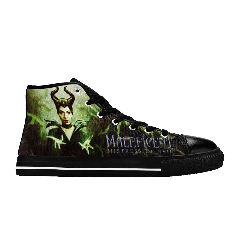 Maleficent Princess Aurora Custom High Top Sneakers Shoes