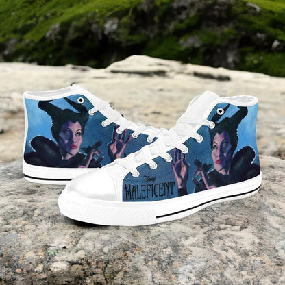 Maleficent Princess Aurora Custom High Top Sneakers Shoes