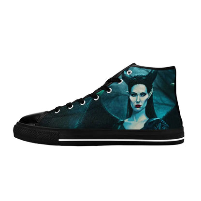 Maleficent Princess Aurora Custom High Top Sneakers Shoes