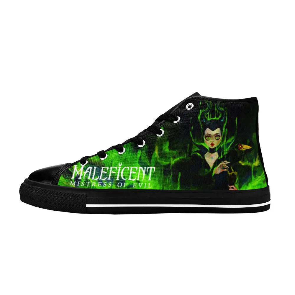 Maleficent Princess Aurora Custom High Top Sneakers Shoes